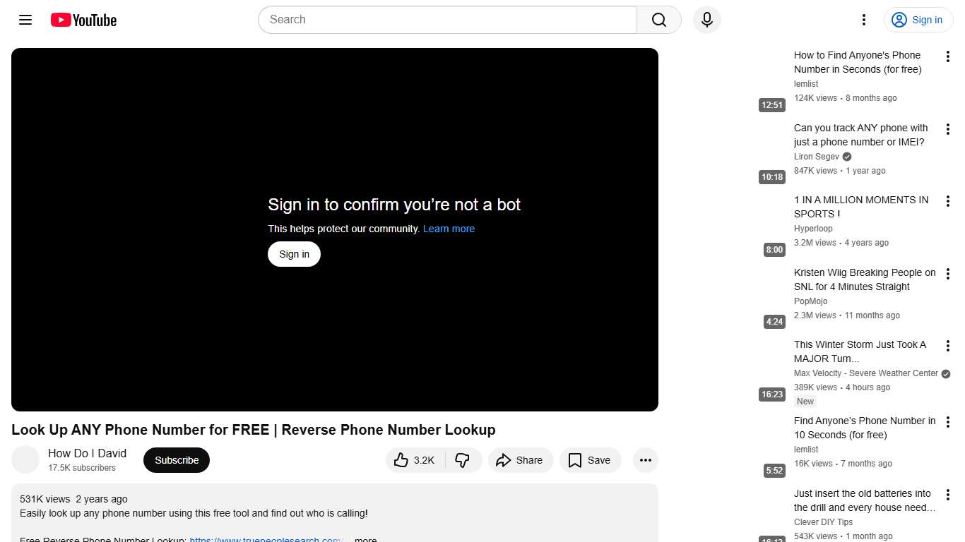 Look Up ANY Phone Number for FREE | Reverse Phone Number Lookup - YouTube
